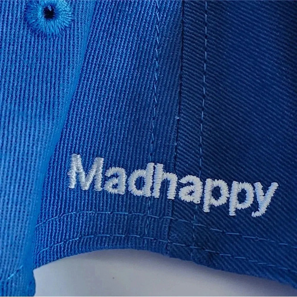 🆕 NWT Madhappy Chicago Exclusive Blue Dad Baseball Hat - Picture 4 of 7